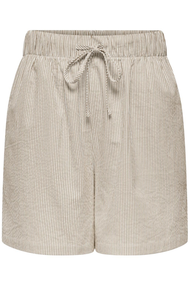 ONLAUGUSTA SHORTS WVN 15347659 FEATHER GRAY/CLOUD DANCER